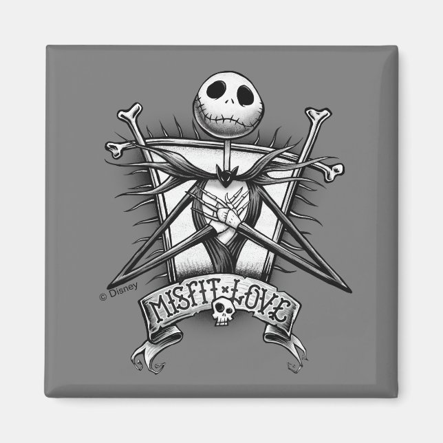 Misfit Love | Jack Skellington Magnet (Front)