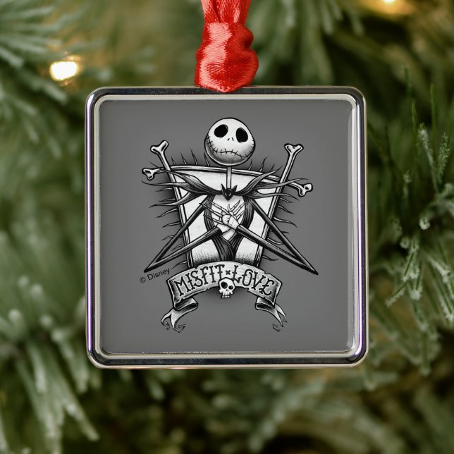 Misfit Love | Jack Skellington Metal Ornament (Tree)