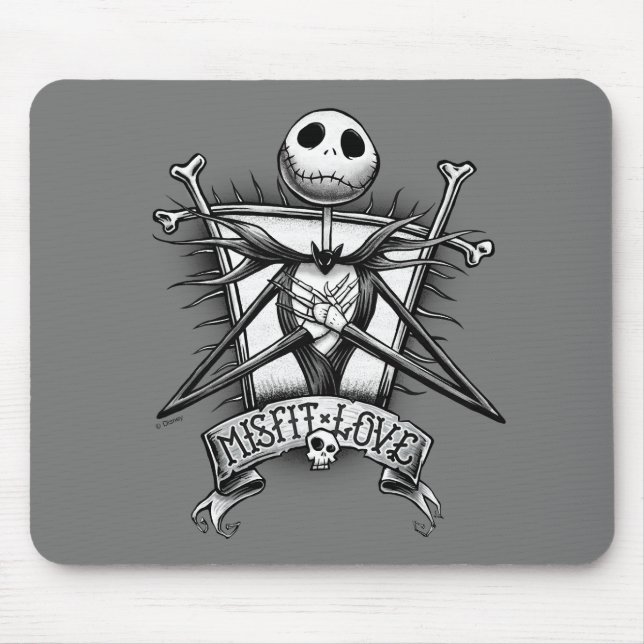 Misfit Love | Jack Skellington Mouse Pad (Front)