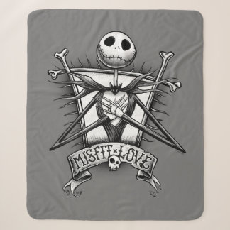 Misfit Love | Jack Skellington Sherpa Blanket