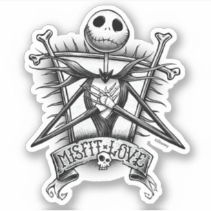 Misfit Love Jack Skellington Sticker