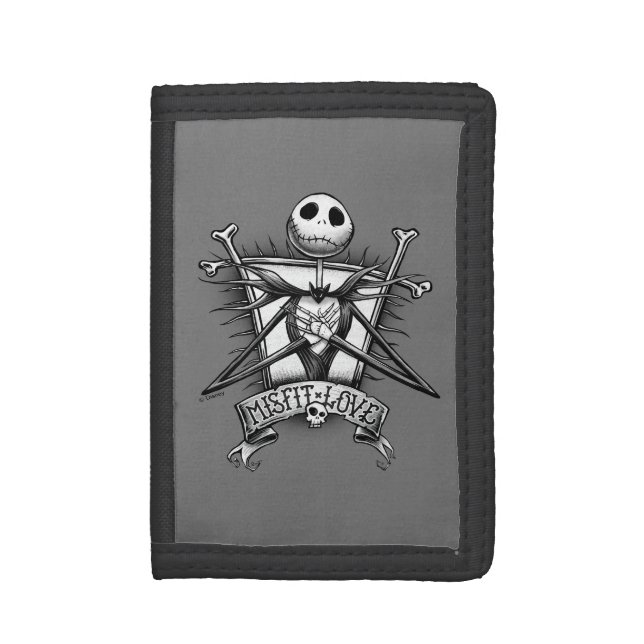 Misfit Love | Jack Skellington Trifold Wallet (Front Vertical)