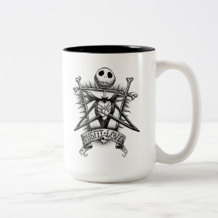 Misfit Love Jack Skellington Two-Tone Coffee Mug