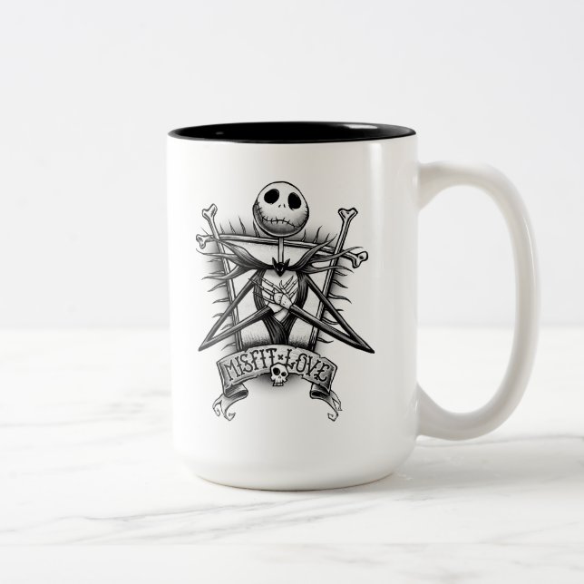 Misfit Love | Jack Skellington Two-Tone Coffee Mug (Right)