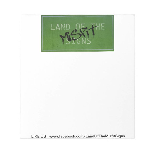 Misfit Notepads (Front)