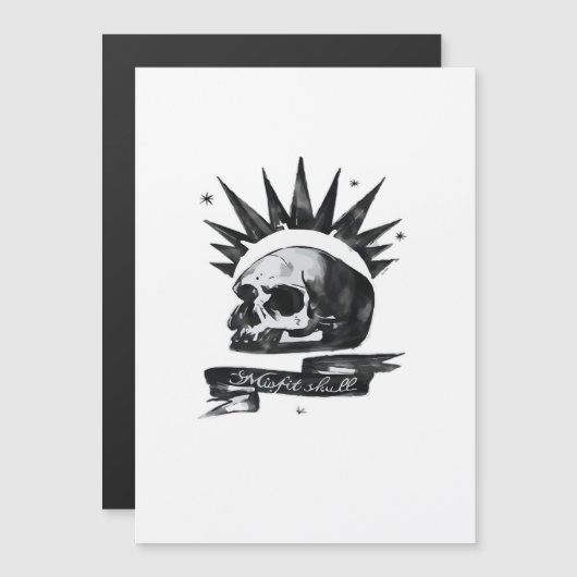 Misfit Skull Creative Character Art Style  (Front/Back)