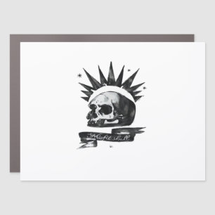 Misfit Skull Creative Character Art Style Car Magnet