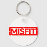 Misfit Stamp Keychain