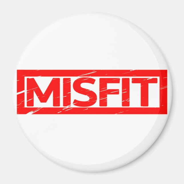 Misfit Stamp Magnet (Front)