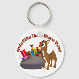 Misfits Have More Fun Keychain