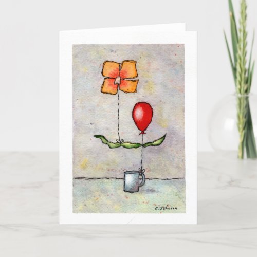 Misfits Watercolor Greeting Card