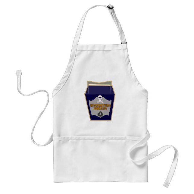 Misfortune Cookies Halloween Novelty Funny Adult Apron (Front)