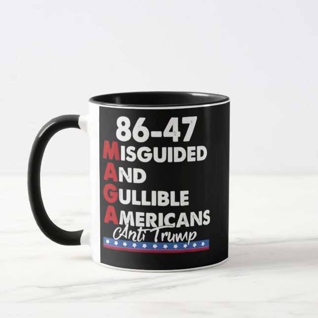 Misguided And Gullible Americans 86-47 Mug (Left)