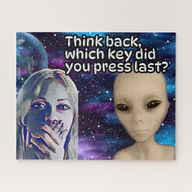 Misguided Computer Geek Lost in the Universe Jigsaw Puzzle (Horizontal)