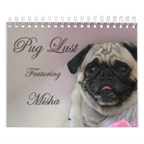 Misha for Pug Lust Lingerie Calendar