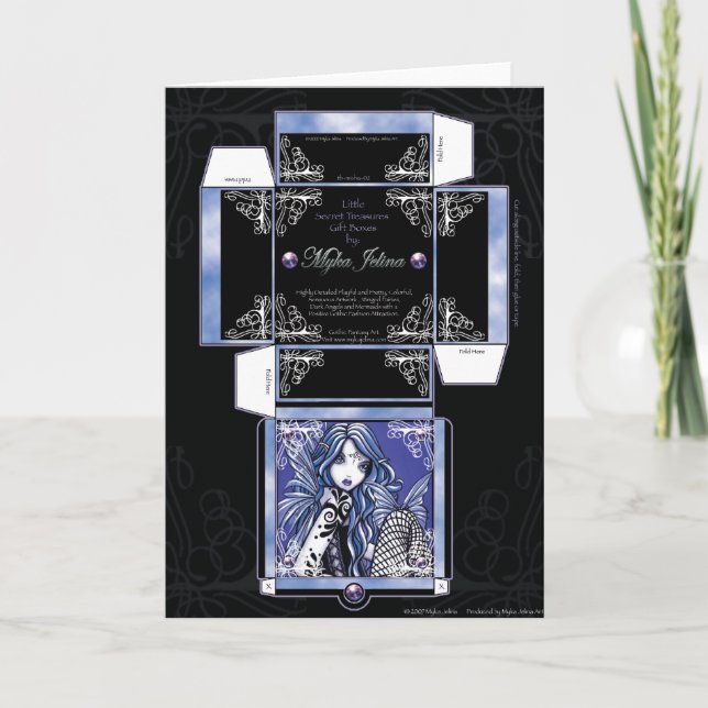 "Misha" Gift Box Card Butterfly Fairy (Front)