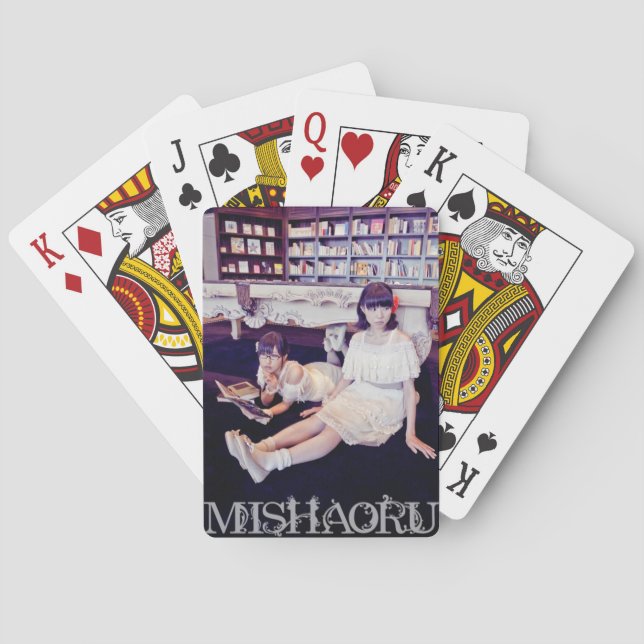 MISHAORU TRUMP POKER CARDS (Back)