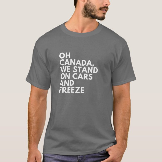 Misheard Lyrics: Canada National Anthem T-Shirt (Front)