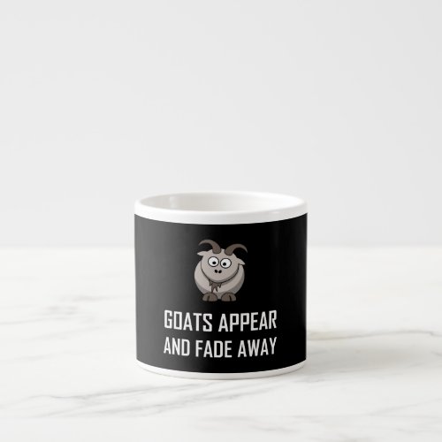 Misheard Lyrics Goats Appear And Fade Away Funny Espresso Cup