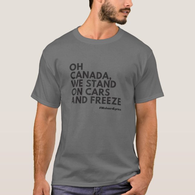 Misheard Lyrics: I've Got Two Chickens To Paralyze T-Shirt (Front)