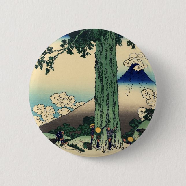Mishima Pass in Kai Province Button (Front)