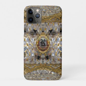 Mishya Baroque Tough Monogram Iphone 11 Pro Case by LiquidEyes at Zazzle