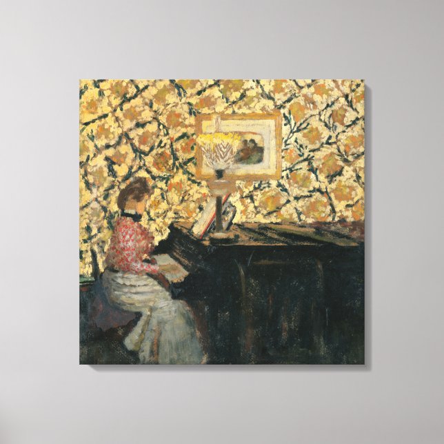 Misia at the Piano Canvas Print (Front)