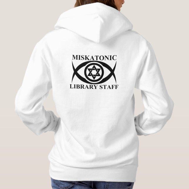 MISKATONIC LIBRARY STAFF HOODIE (Back)