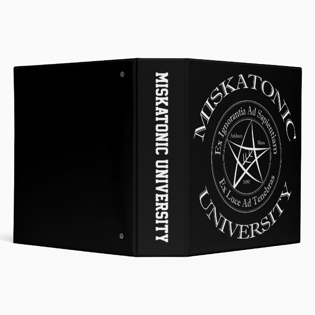 Miskatonic University 2" Binder (Background)