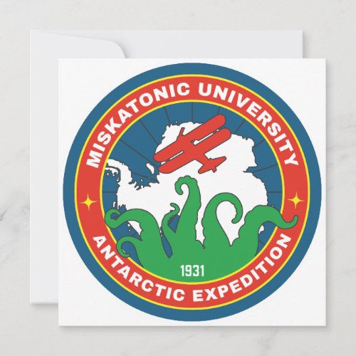 Miskatonic University Antarctic Expedition Invitation