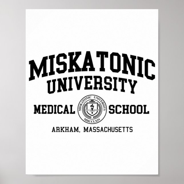 Miskatonic University Black Print  (Front)