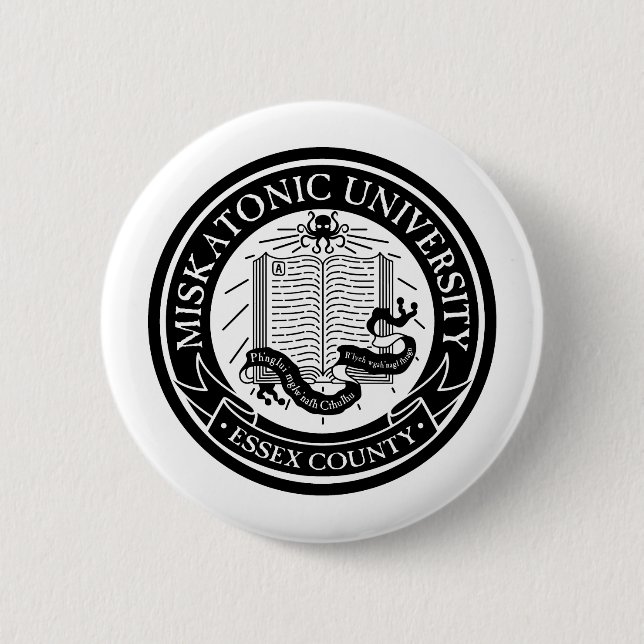 Miskatonic University Button (Front)