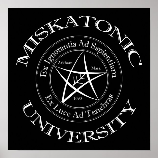 Miskatonic University Canvas Print (Front)
