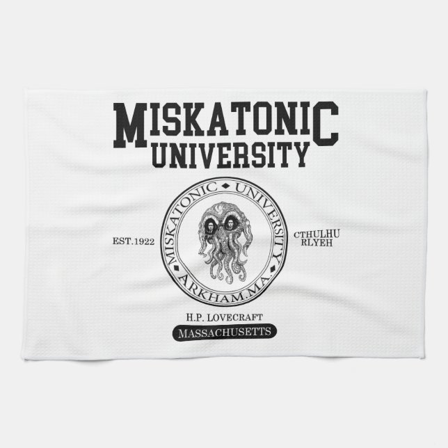 Miskatonic University CTHULHU lovecraf Towel (Horizontal)
