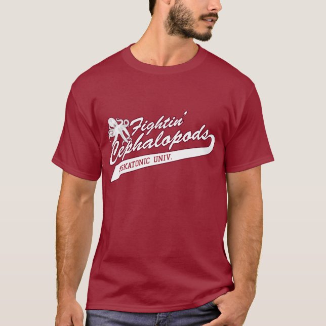 Miskatonic University Fightin' Cephalopods T-Shirt (Front)