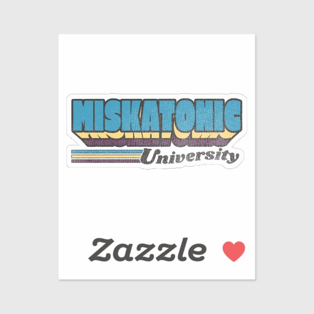 Miskatonic University Retro Label (Sheet)