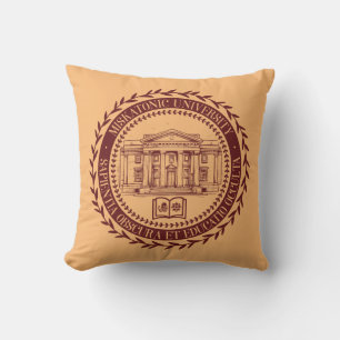Miskatonic University Seal Throw Pillow