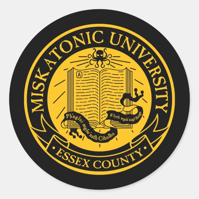 Miskatonic University Sticker (Front)