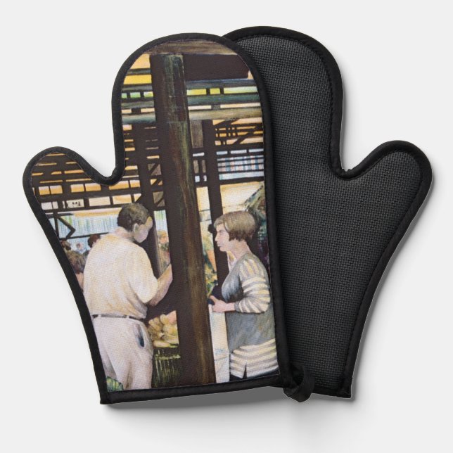 Miskolc's Farmers’ Market, Hungray Oven Mitt (Front/Back)