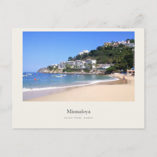Mismaloya Beach and the Green Hills of Jalisco Postcard