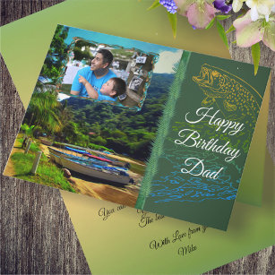 Mismaloya Birthday Dad on The River 0350 Card