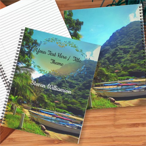 Mismaloya Boats on The River 0350 Notebook