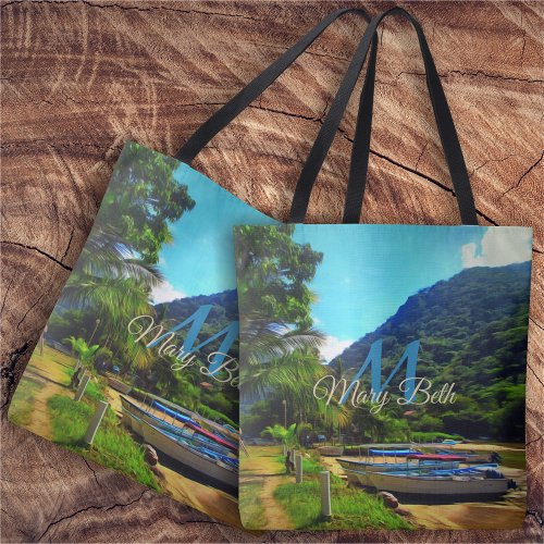 Mismaloya Boats on The River 0350 Tote Bag