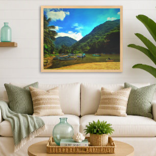 Mismaloya Mexico Fishing Boats 0344 Art Print