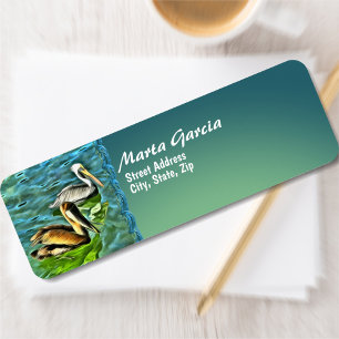 Mismaloya Pelicans 0329 Address Label