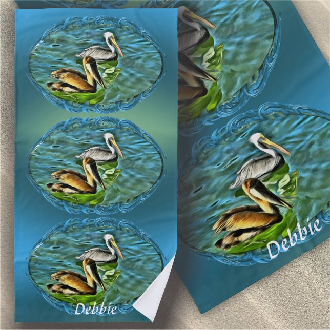 Mismaloya Pelicans 0329 Beach Towel (Creator Uploaded)
