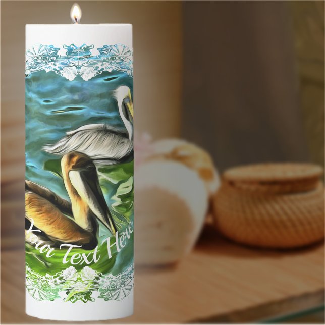Mismaloya Pelicans 0329 Pillar Candle (Creator Uploaded)