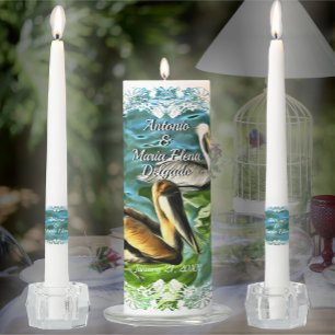 Mismaloya Pelicans 0329 Unity Candle Set