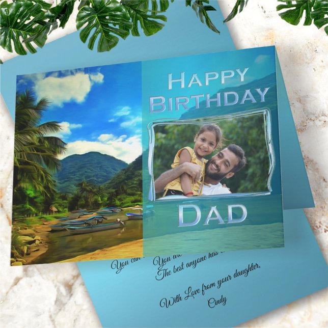 Mismaloya River Birthday Dad 0344 Card (Creator Uploaded)