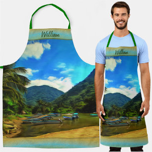 Mismaloya River Fishing Boats 0344 Apron